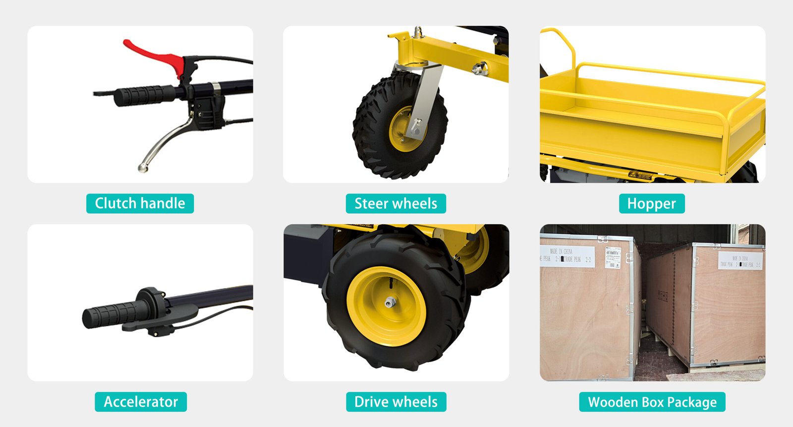 QTP555 scaled battery powered barrow